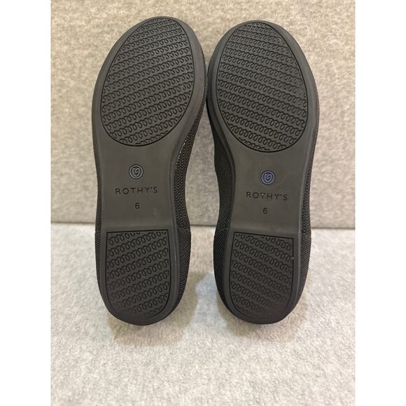 Rothy’s The Flat Round Toe Ballet in Black Solid – Size 6 - Picture 6 of 7